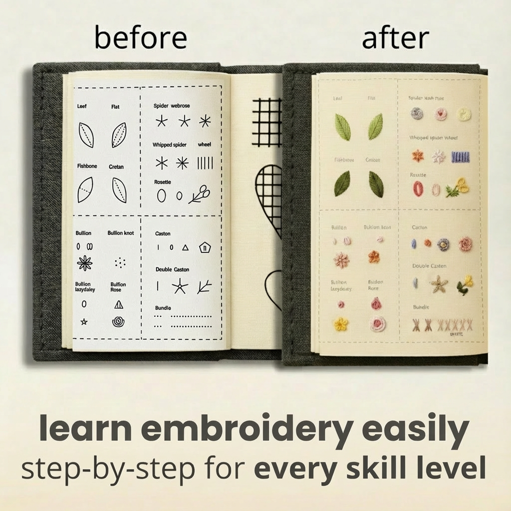 Embroidery Stitch Book