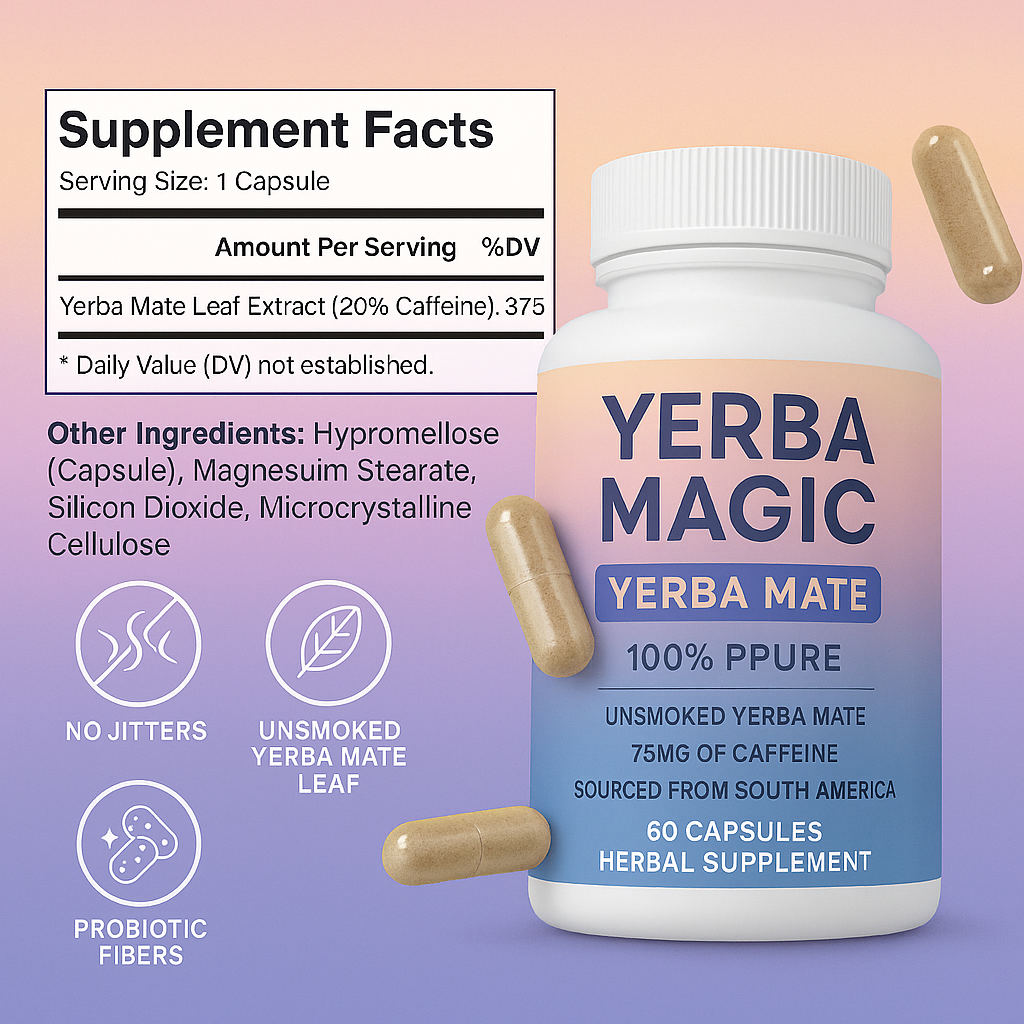 Yerba Magic Yerba Mate Capsules